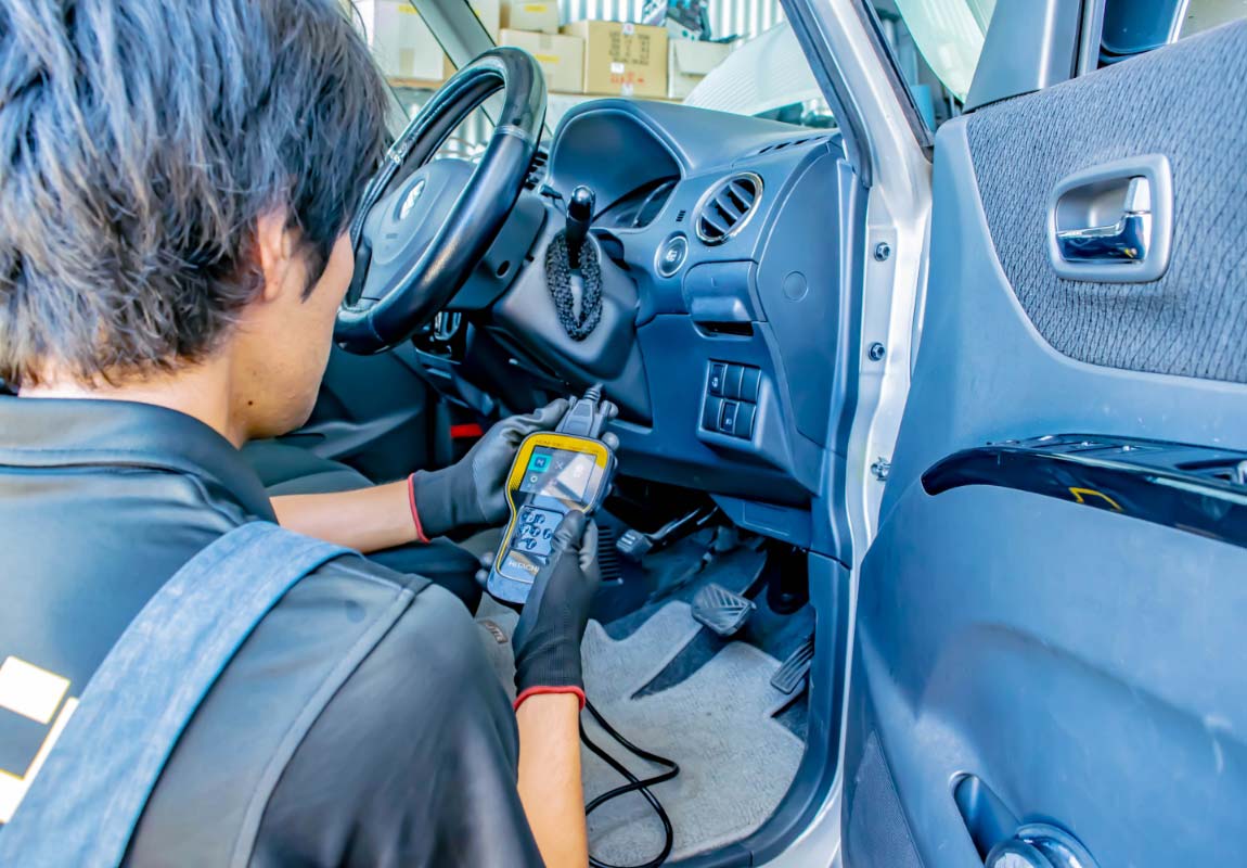 電気系統点検の写真