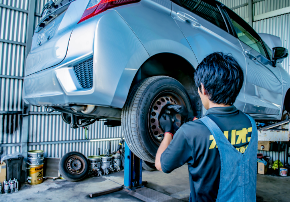 タイヤ交換の写真