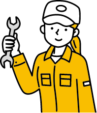 女性スタッフのイラスト